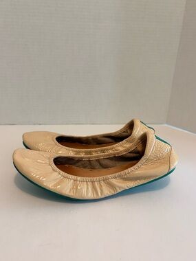 Tieks by Gavrieli Biscotti Leather Ballet Flat Foldable Travel ladies 8